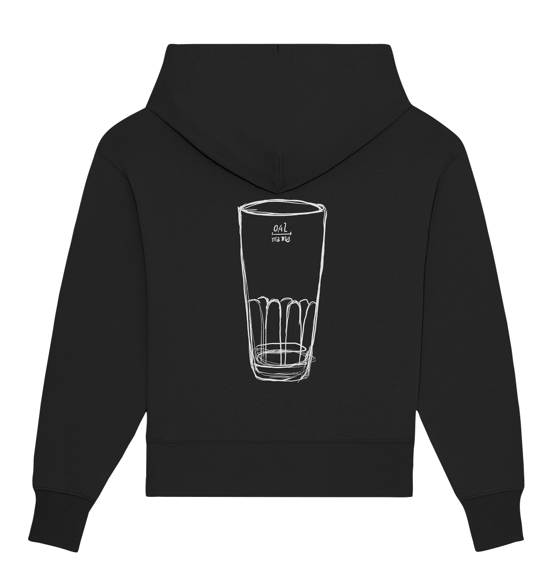 Meenzer Stange Backprint Unisex - Organic Oversize Hoodie