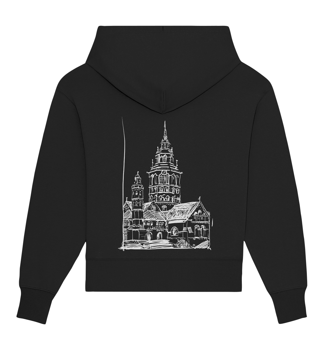Meenzer Dom Backprint Unisex - Organic Oversize Hoodie