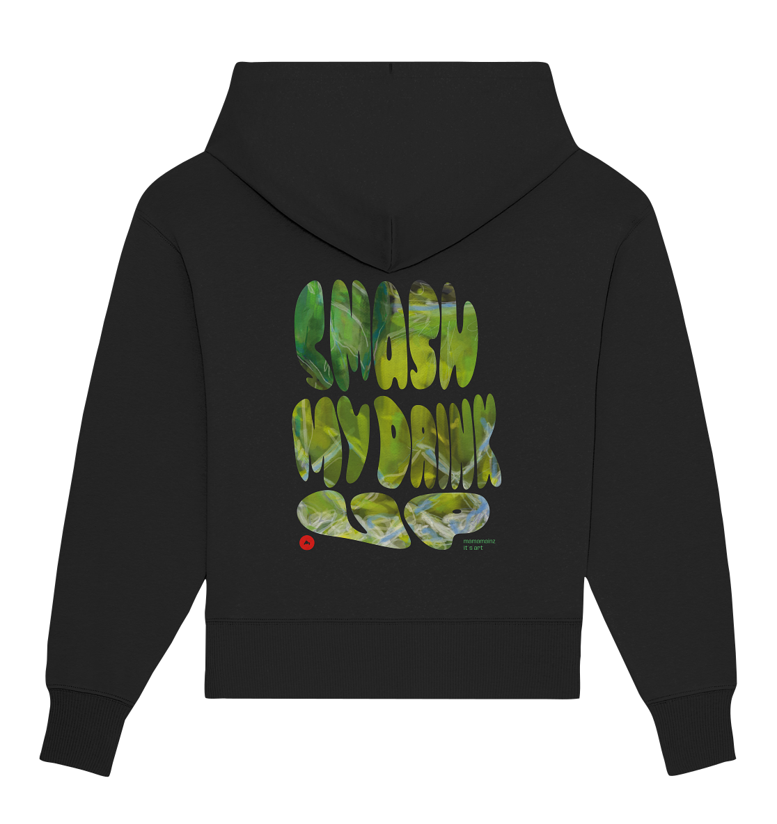 Smash my Gin Basel smash up Backprint Unisex - Organic Oversize Hoodie