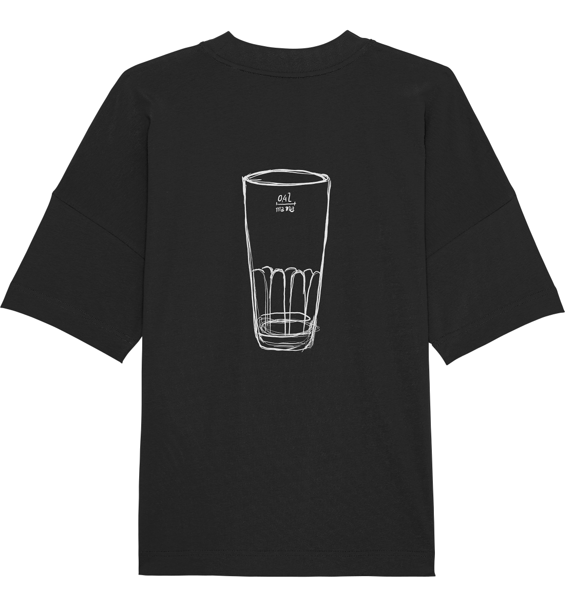 Meenzer Stange Backprint Unisex - Organic Oversize Shirt