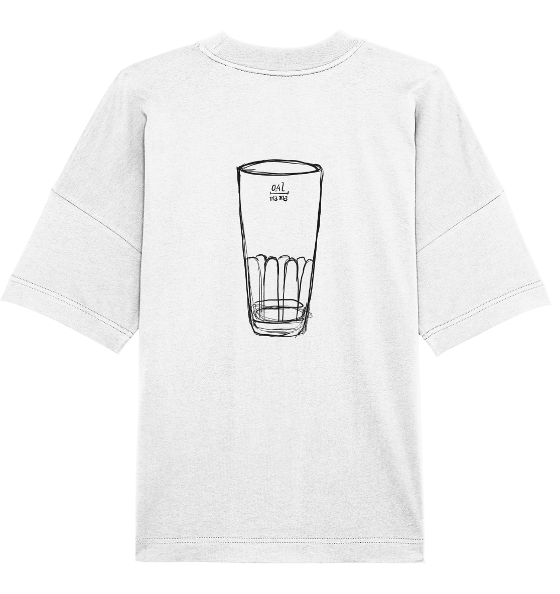 Meenzer Stange Backprint Unisex - Organic Oversize Shirt