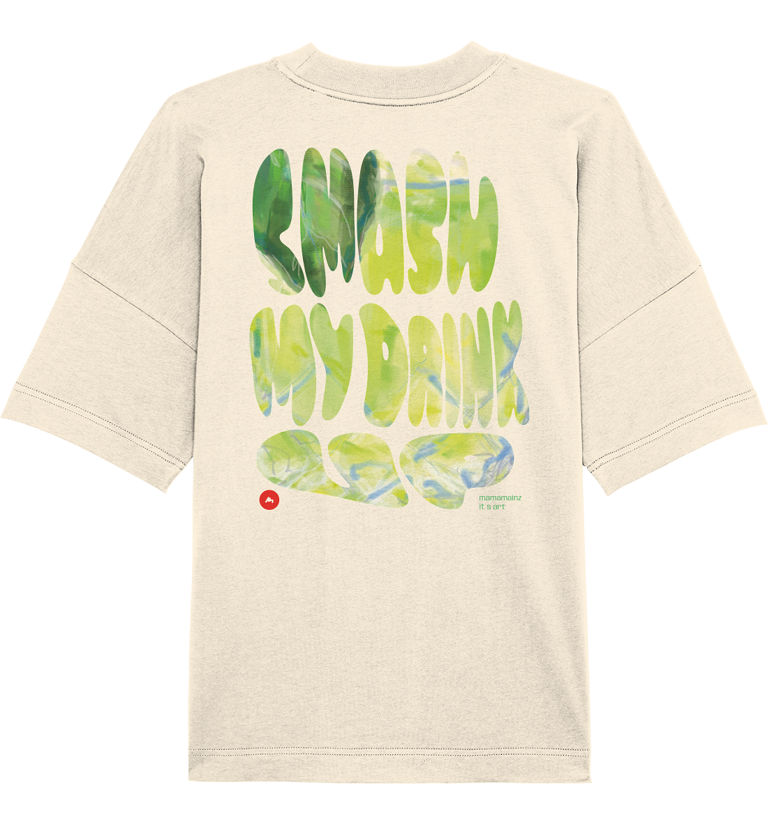 Smash my Gin Basel smash up Backprint Unisex - Organic Oversize Shirt