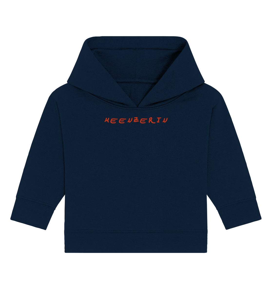 Meenzerin Frontprint Unisex - Baby Organic Hoodie
