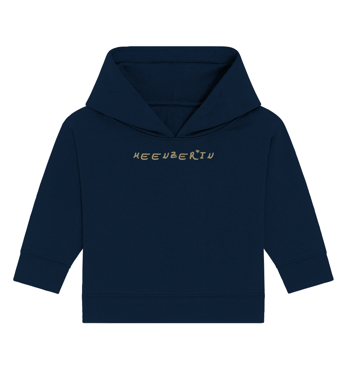 Meenzer*in Frontprint Unisex - Baby Organic Hoodie