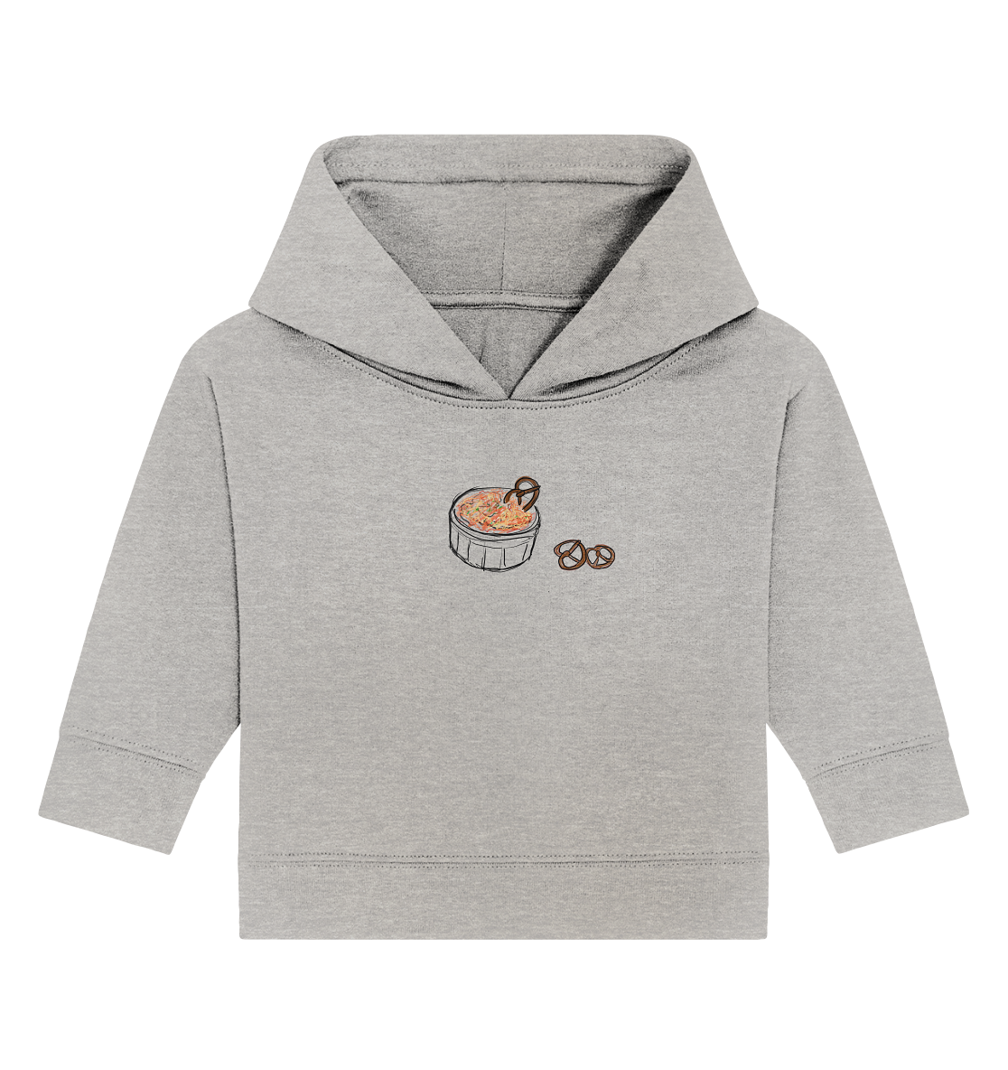 Spundekäs Frontprint Unisex - Baby Organic Hoodie