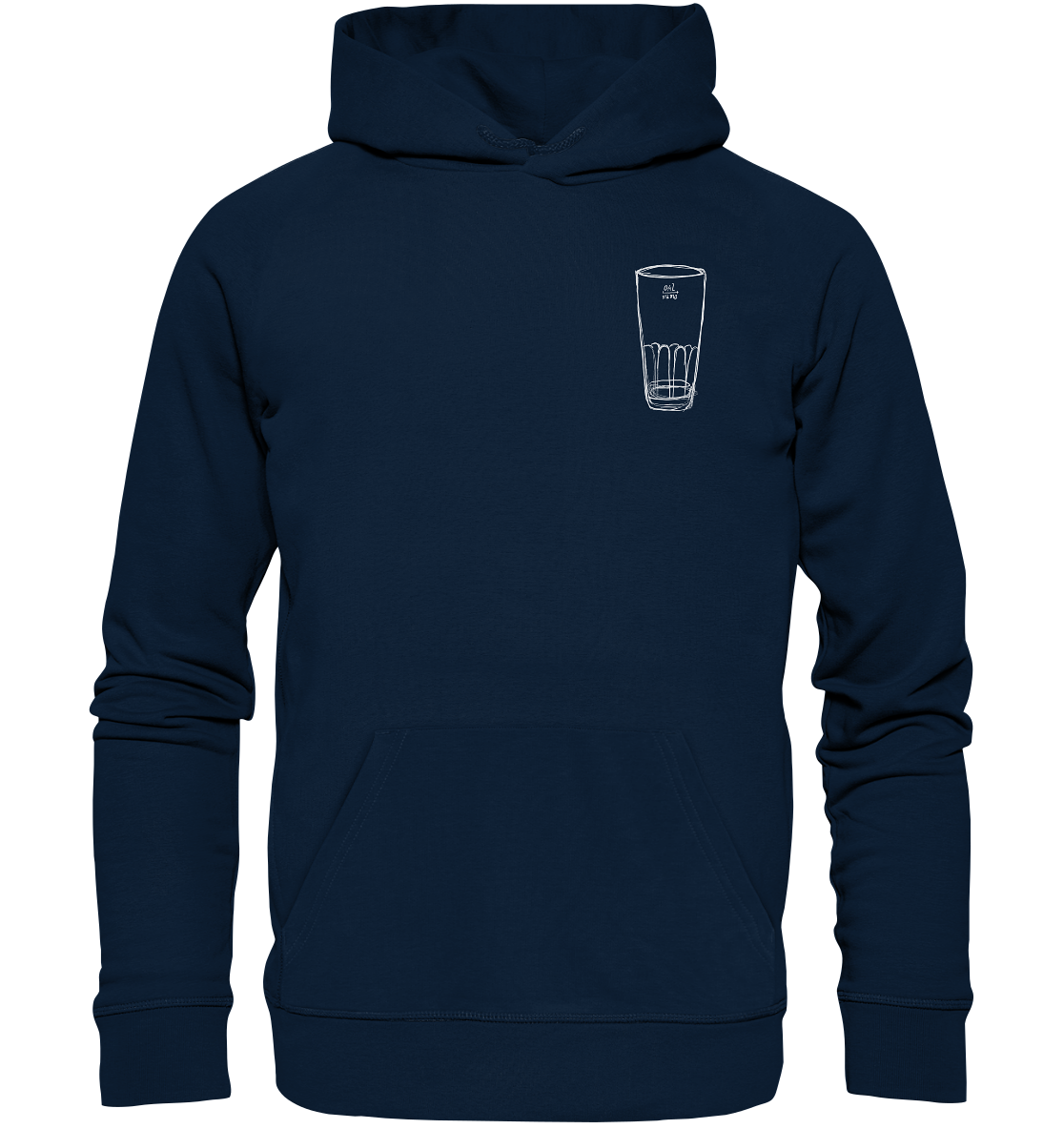 Meenzer Stange Frontprint Unisex - Organic Basic Hoodie