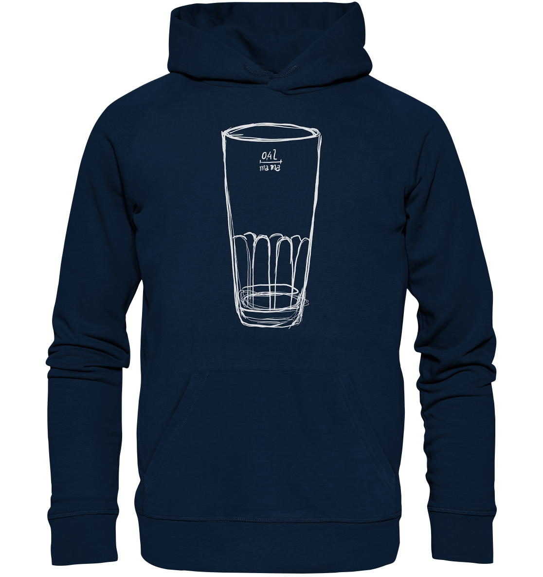Meenzer Stange Frontprint Unisex - Organic Basic Hoodie