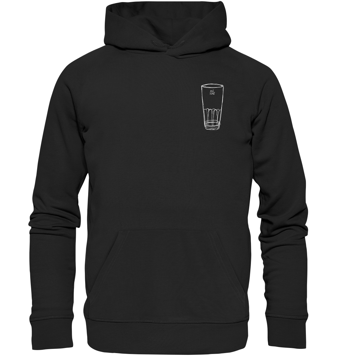 Meenzer Stange Frontprint Unisex - Organic Basic Hoodie