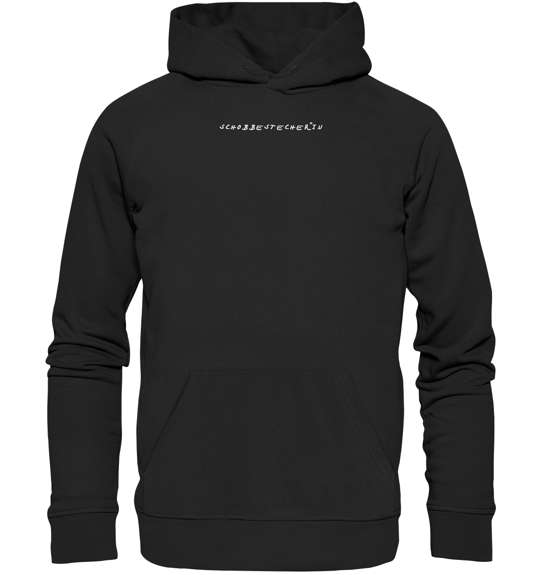 Schobbestecher*in Frontprint Unisex - Organic Basic Hoodie