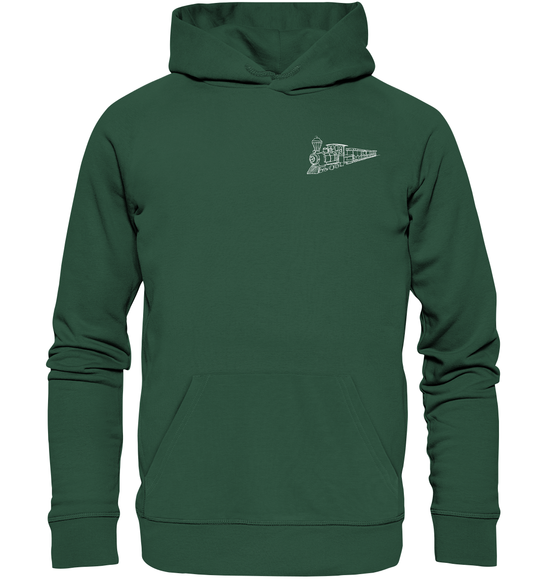 Flotte Lotte Frontprint Unisex - Organic Basic Hoodie