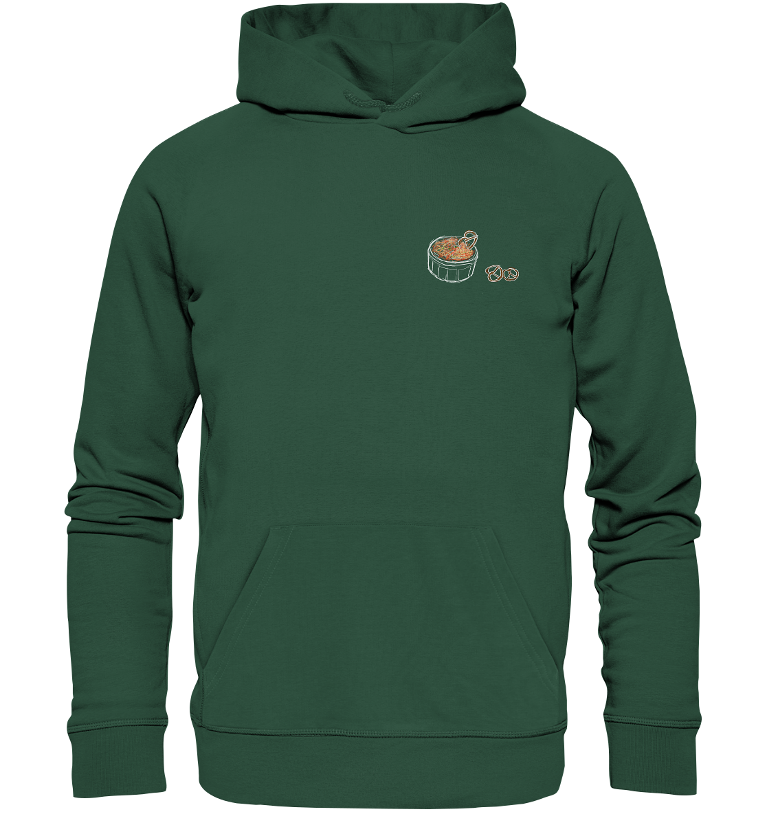 Spundekäs Frontprint Unisex - Organic Basic Hoodie