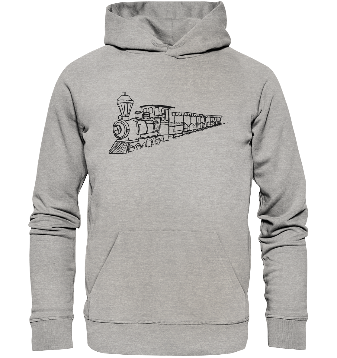 Flotte Lotte Frontprint Unisex - Organic Basic Hoodie