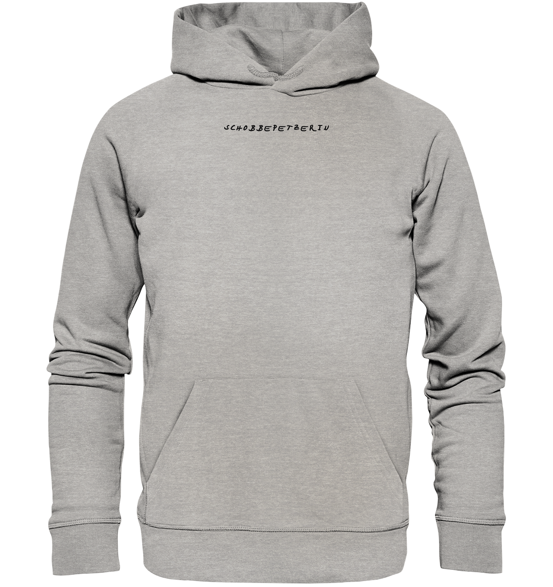 Schobbepetzerin Frontprint Unisex - Organic Basic Hoodie