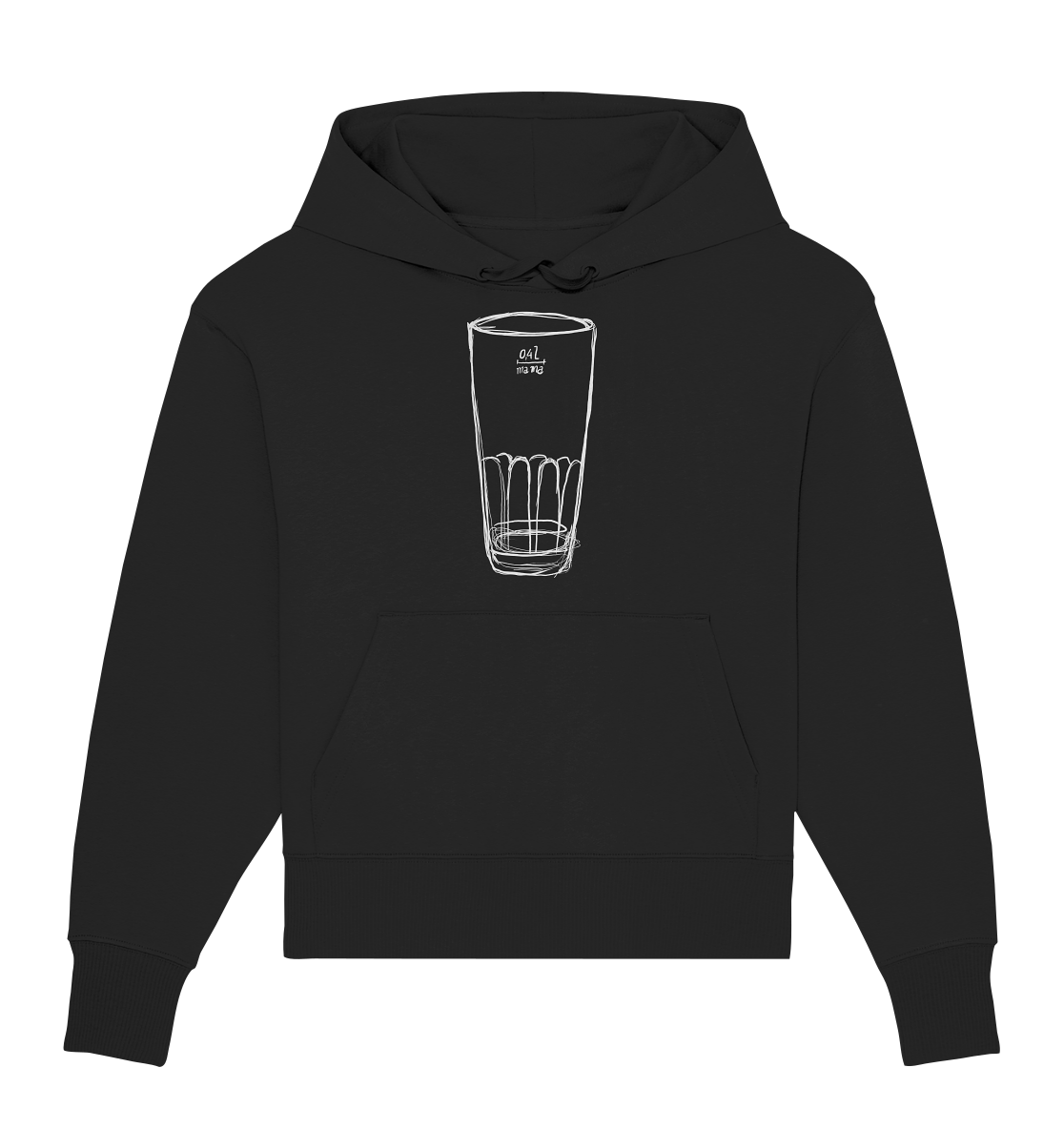 Meenzer Stange Frontprint Unisex - Organic Oversize Hoodie