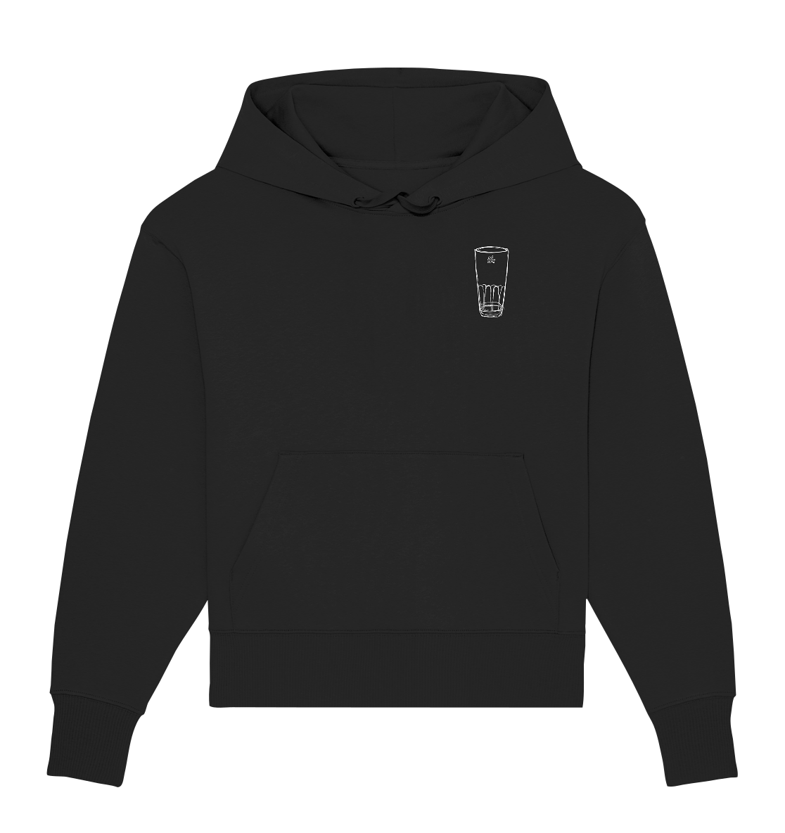 Meenzer Stange Frontprint Unisex - Organic Oversize Hoodie