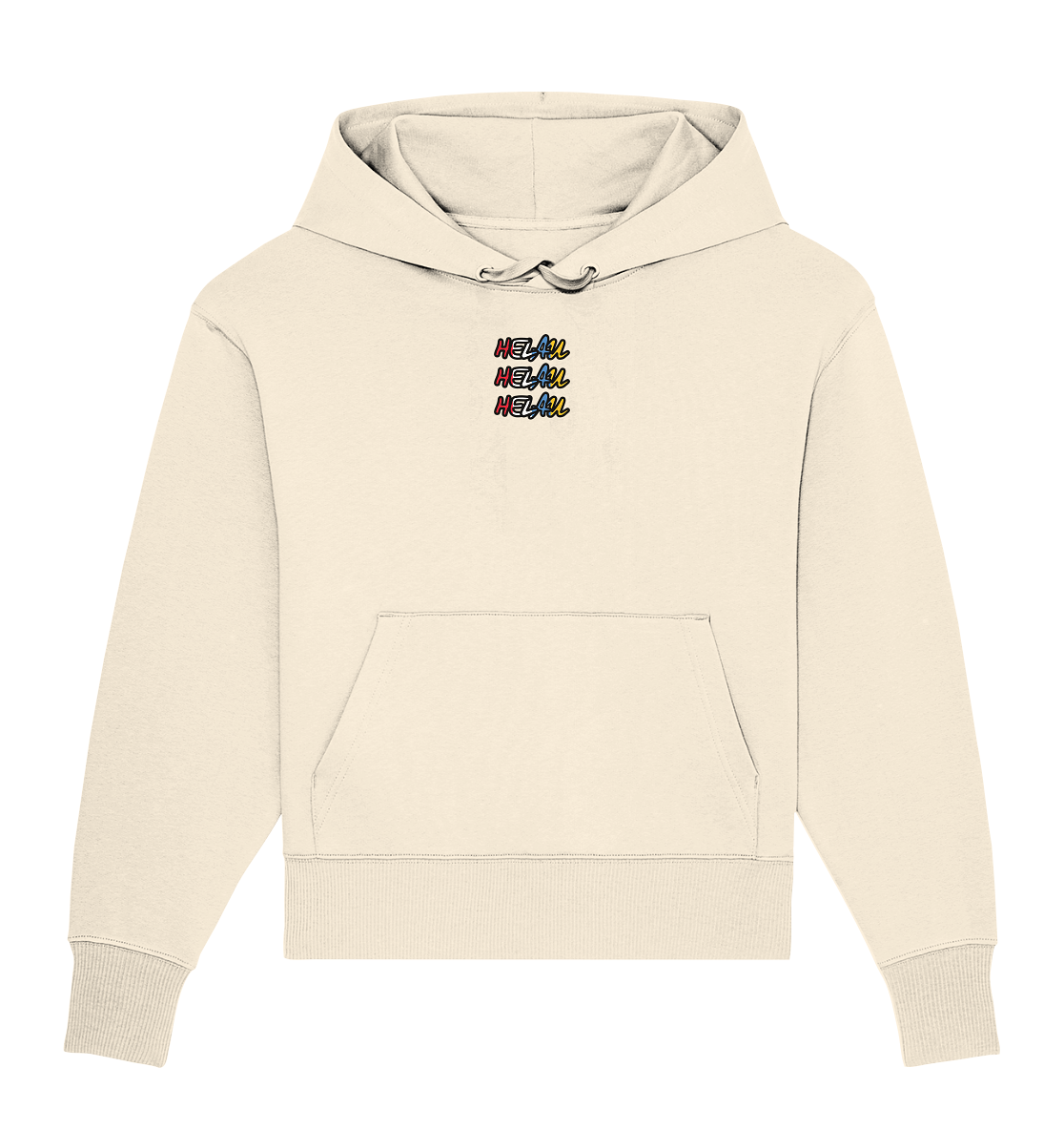 Helau Frontprint Unisex - Organic Oversize Hoodie
