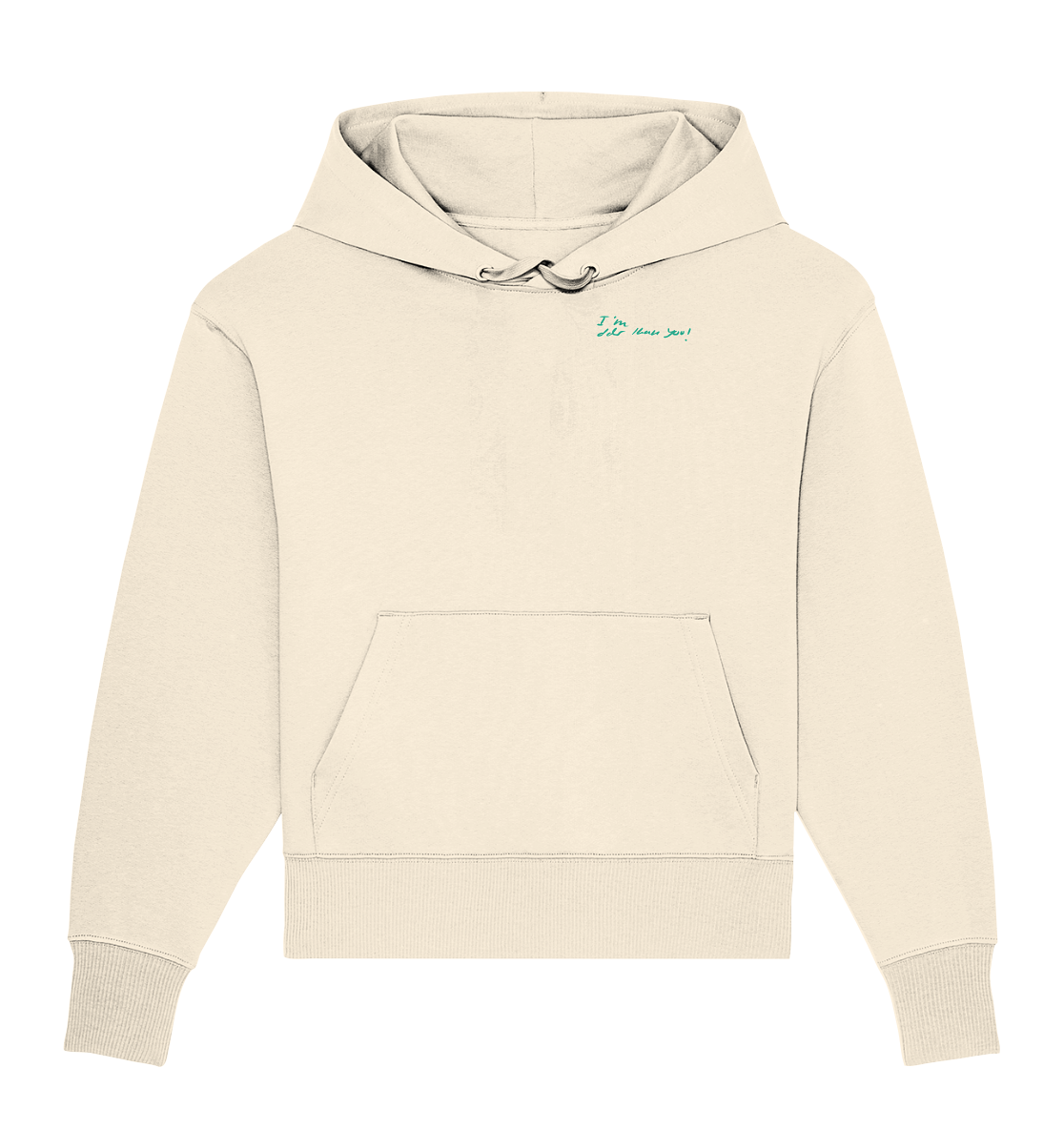 I´m older than you! Front,-Backprint Unisex - Organic Oversize Hoodie