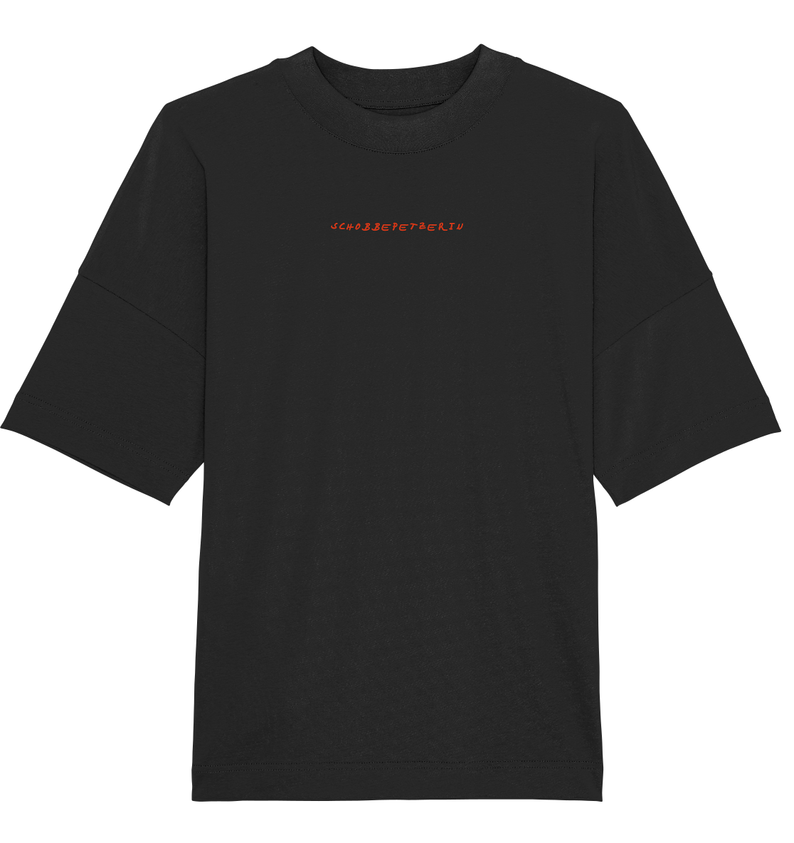 Schobbepetzerin Frontprint Unisex - Organic Oversize Shirt