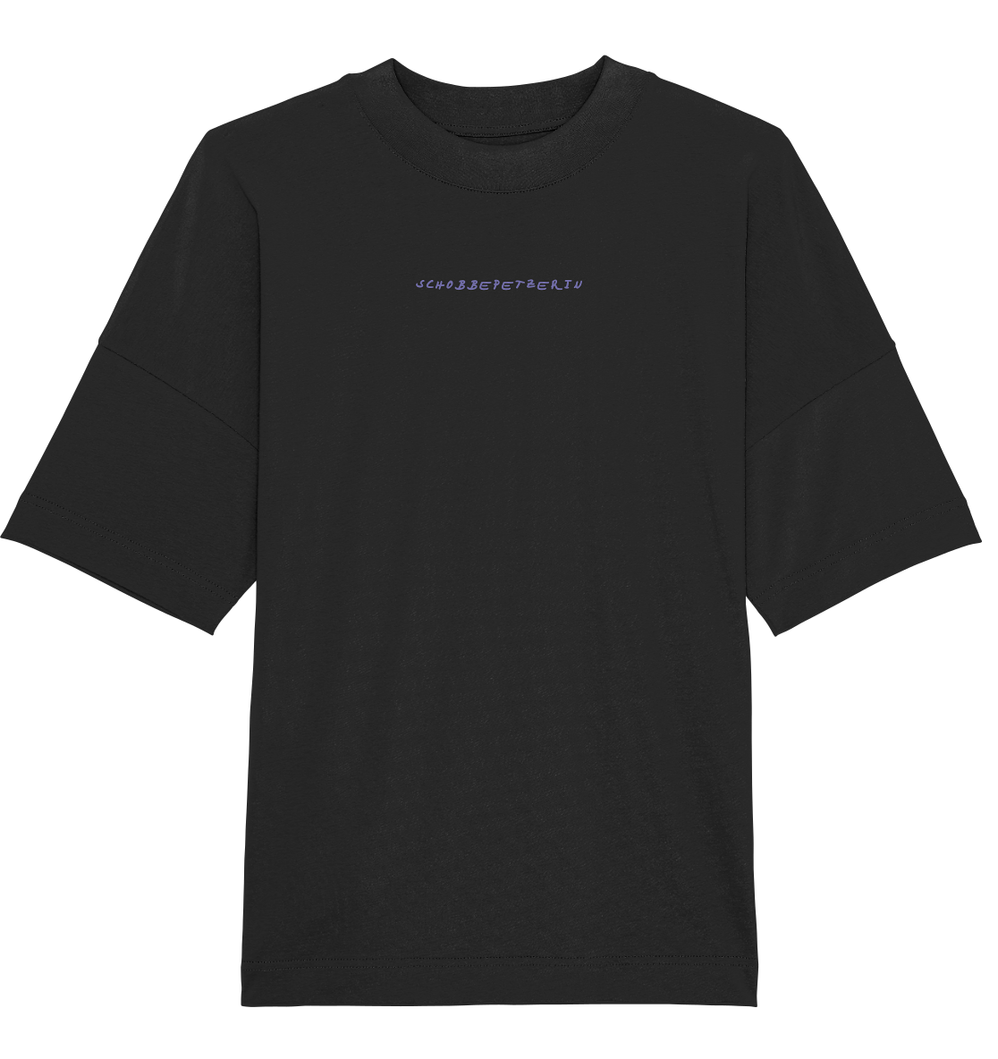 Schobbepetzerin Frontprint Unisex - Organic Oversize Shirt