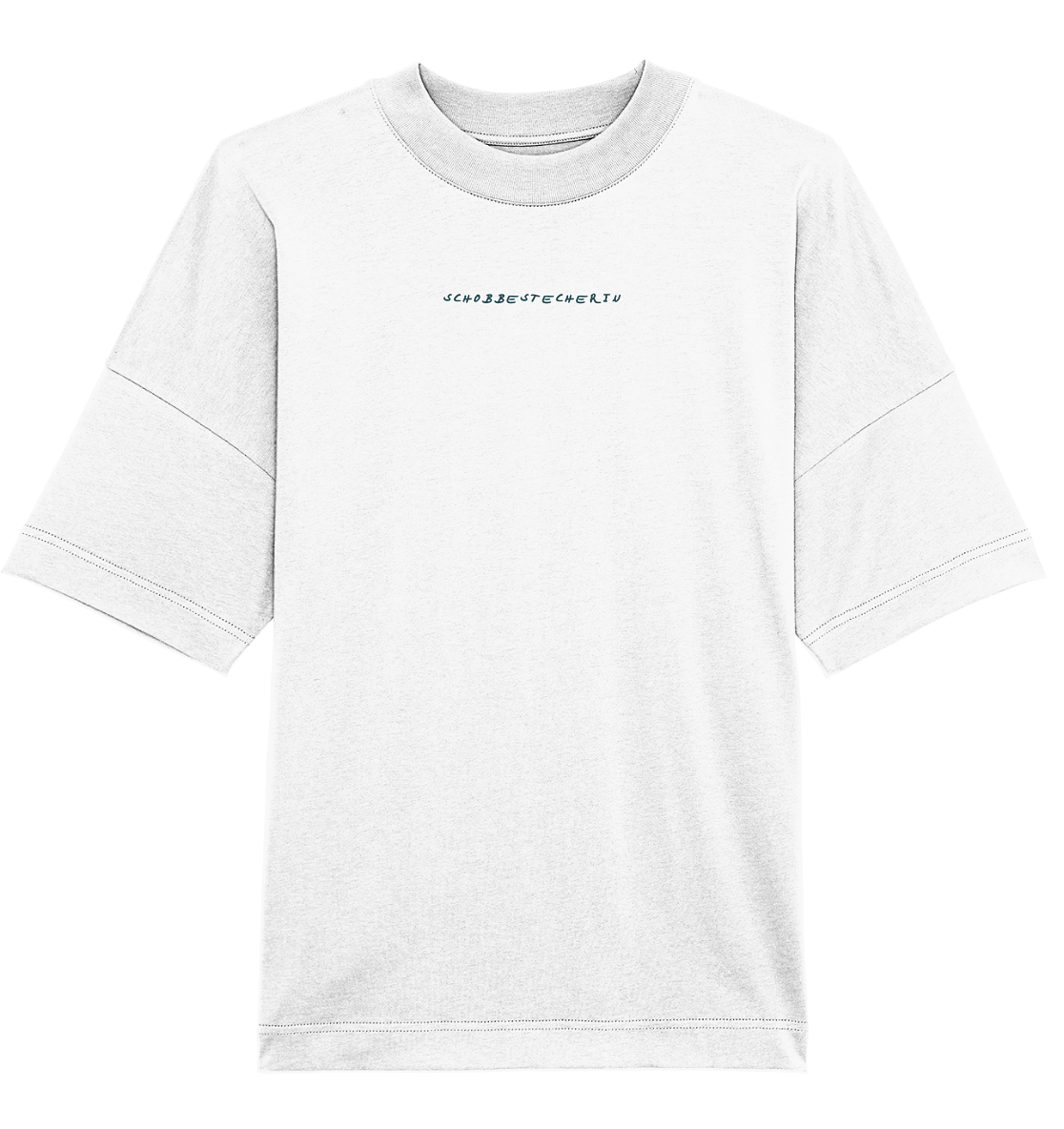 Schobbestecherin Frontprint Unisex - Organic Oversize Shirt