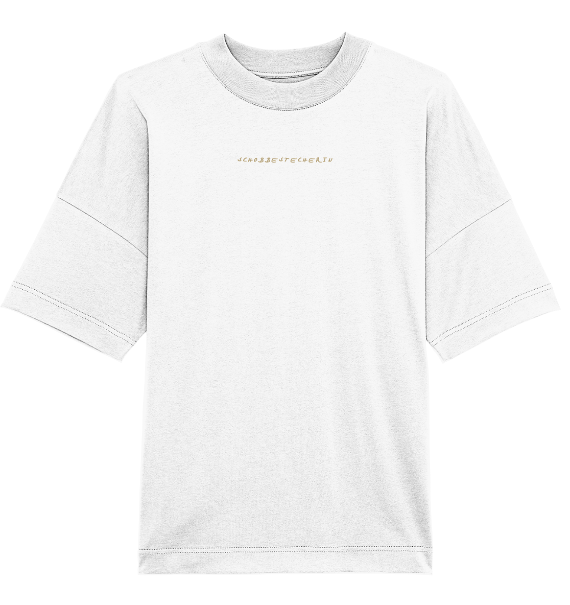 Schobbestecherin Frontprint Unisex - Organic Oversize Shirt