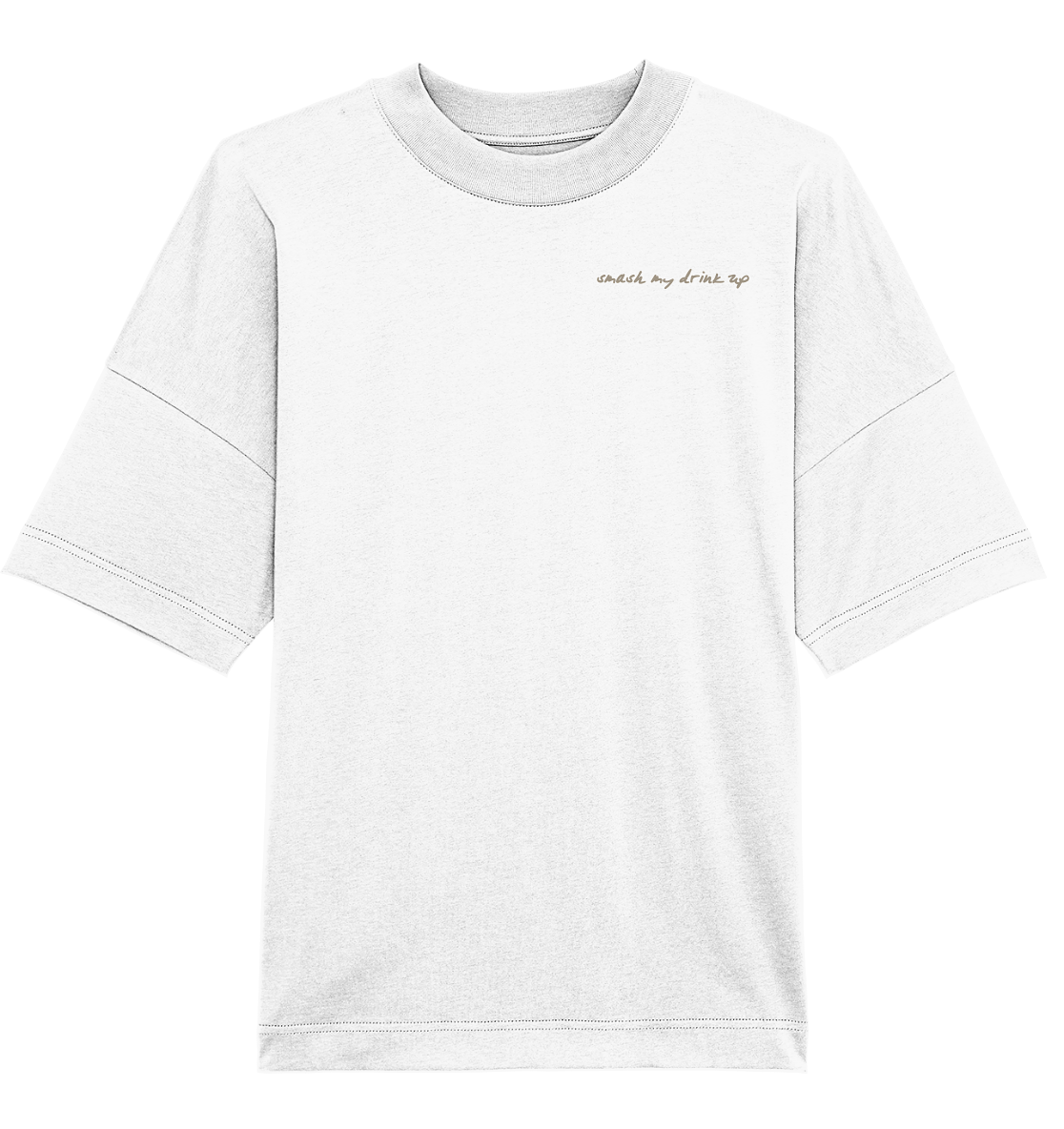 Smash my Gin Basel smash up Front,-Backprint Unisex neu - Organic Oversize Shirt