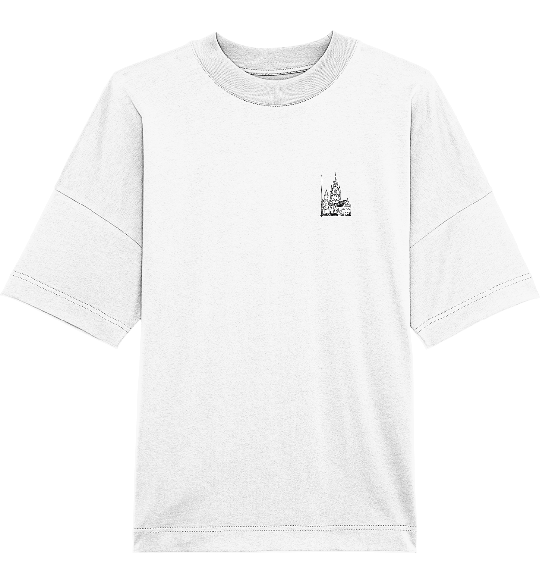 Meenzer Dom Frontprint Unisex - Organic Oversize Shirt
