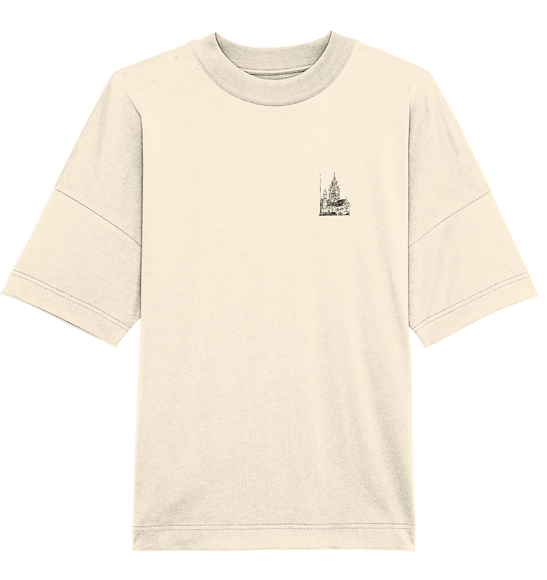 Meenzer Dom Frontprint Unisex - Organic Oversize Shirt