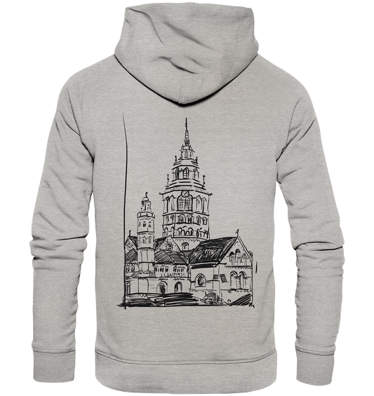 Meenzer Dom Backprint Unisex - Organic Basic Hoodie