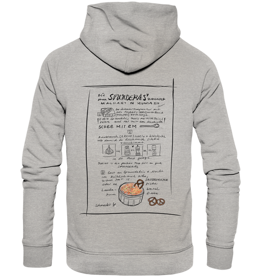 Spundekäs Backprint Unisex - Organic Basic Hoodie