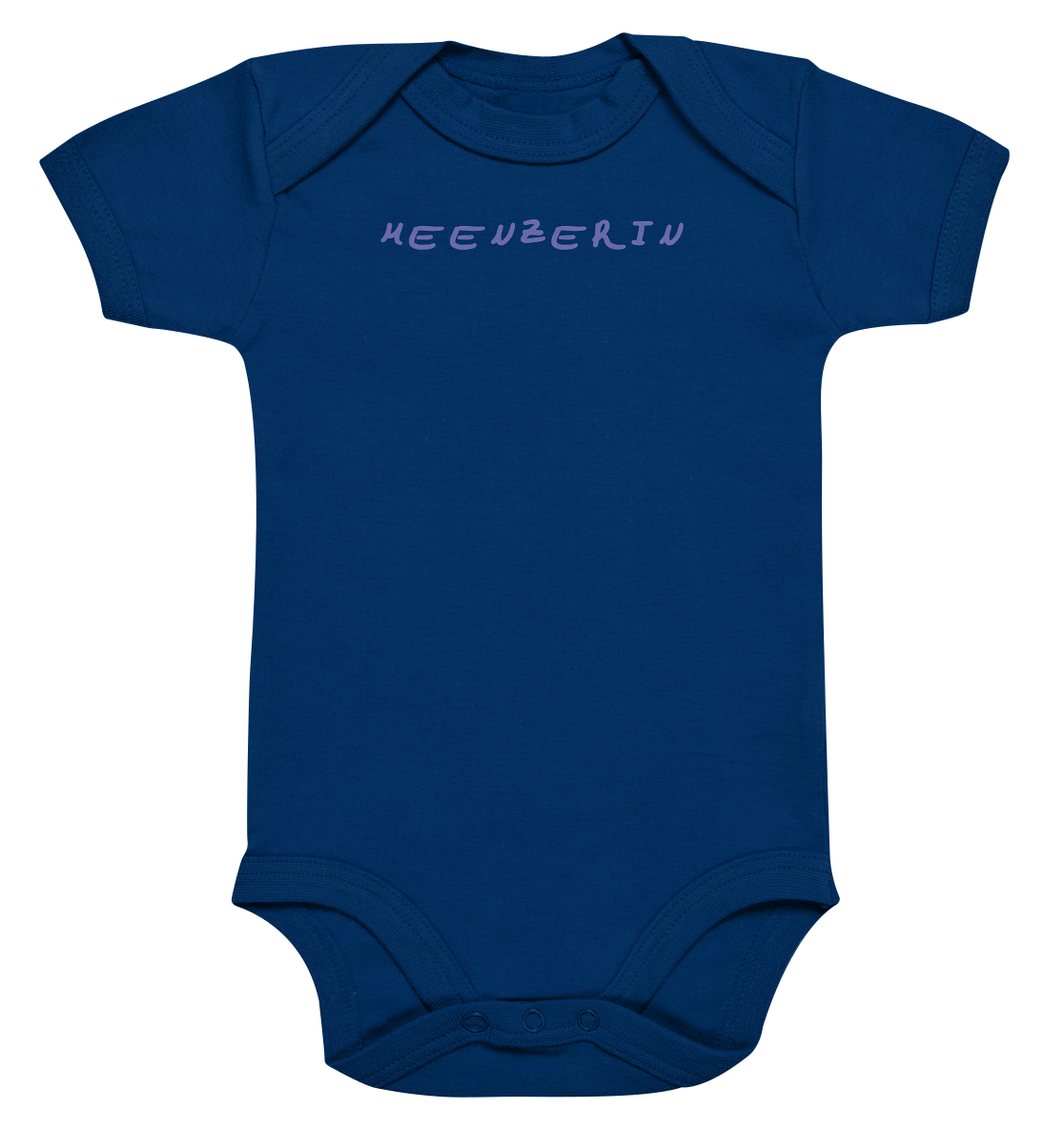 Meenzerin Frontprint Unisex - Organic Baby Bodysuite