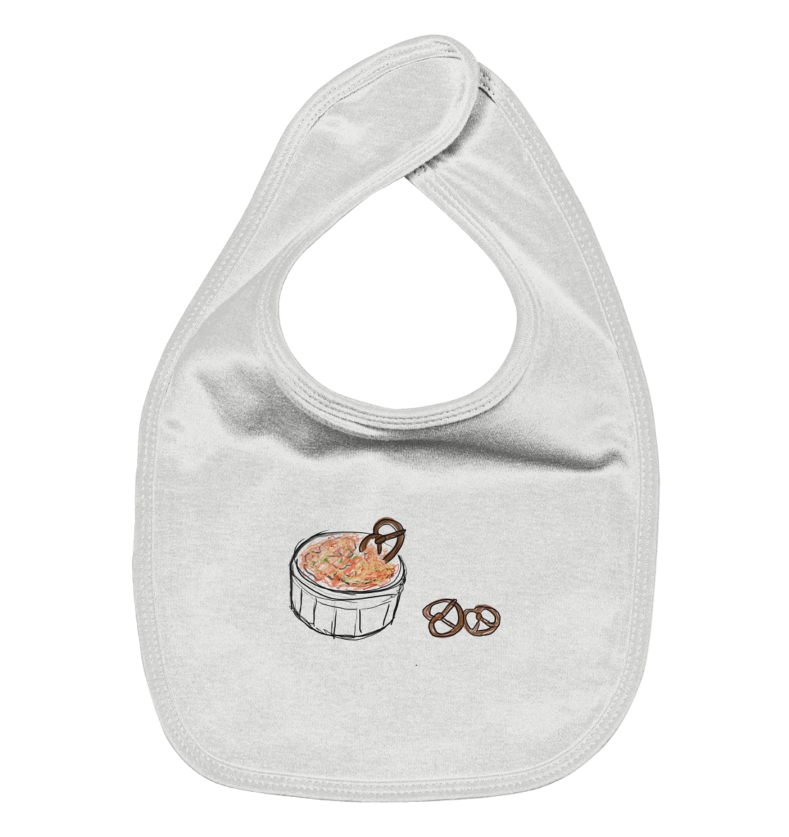 Spundekäs Frontprint Unisex - Organic Baby-Lätzchen