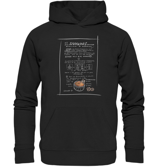 Spundekäs Frontprint Unisex - Organic Basic Hoodie