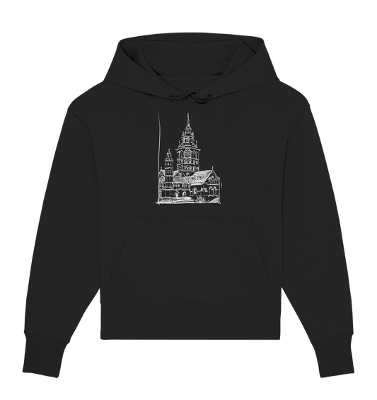 Meenzer Dom Frontprint Unisex - Organic Oversize Hoodie