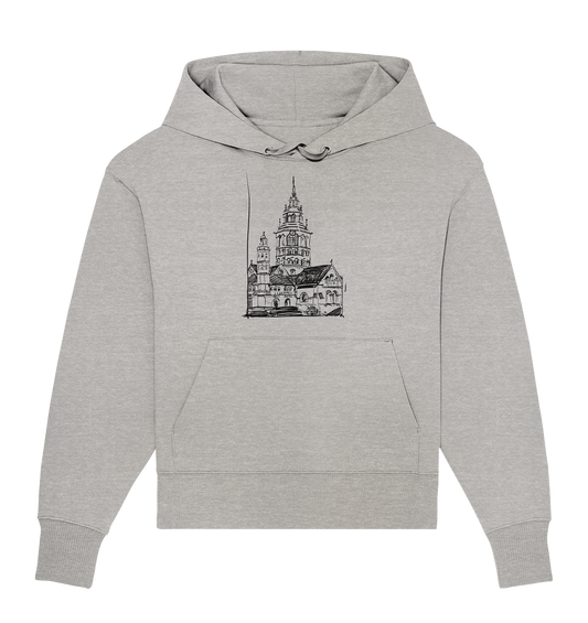 Meenzer Dom Frontprint Unisex - Organic Oversize Hoodie